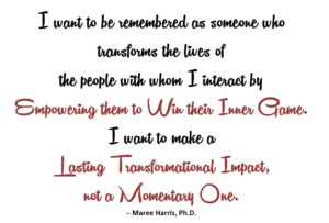 Making a Lasting Transformational Impact